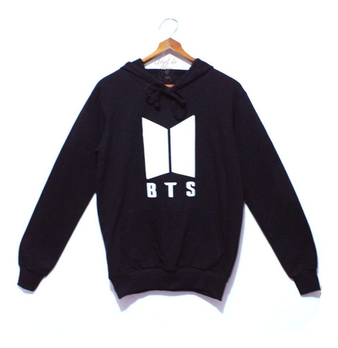 Sudadera Bts Kpop Logo Jersey Mujer Gorro Pago Msi 