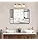 Aplique De Baño Moderno De 3 Luces Con Vidrio Transparente