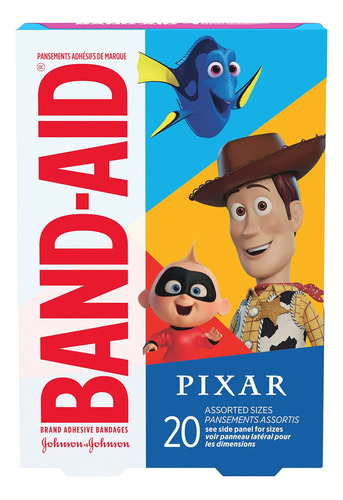 Band-aid Vendajes, Personajes De Disney/pixar, Surtido De 2.