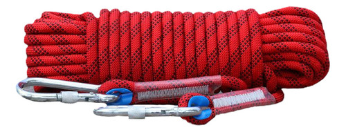 Cuerda Outdoor Adventures Doble Con Gancho Duradero De 10 Mm