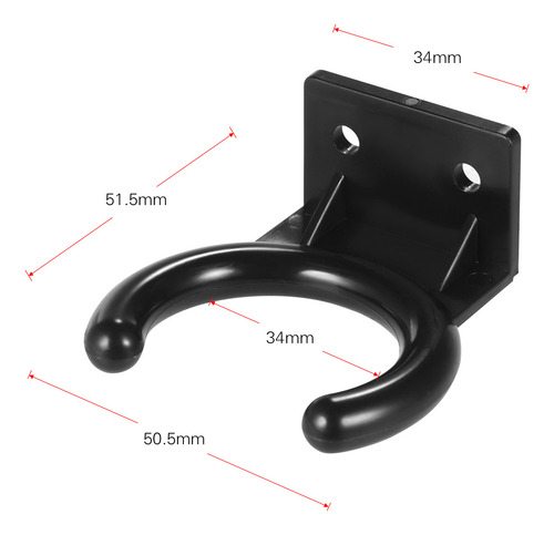Soporte De Pared Para Micrófono Inalámbrico, Con Gancho, Col