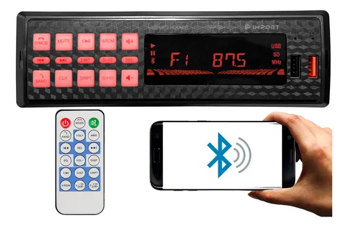 comprar Aparelho Som Automotivo Fp-imports By Oestesom Com 2 Usb Bluetooth Pendrive Leitor Cartão Sd Rádio Fm Mp3 4x25w