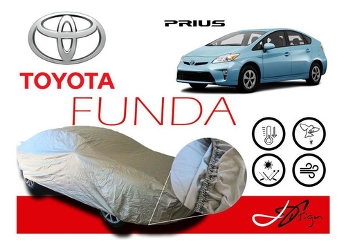 Forro Broche Afelpada Eua Toyota Prius 2011-15