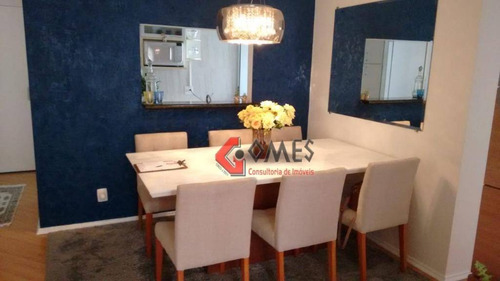 Apartamento Com 3 Dormitórios À Venda, 60 M² Por R$ 320.000 - Baeta Neves - São Bernardo Do Campo/sp - Ap2632