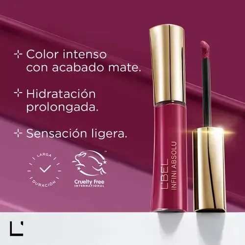 L'bel Labial Liquido No Transfer Infini Absolu Red Sensuelle