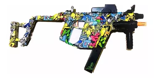 Pistola Rifle Gel Blaster Hidrogel Vector Automatica