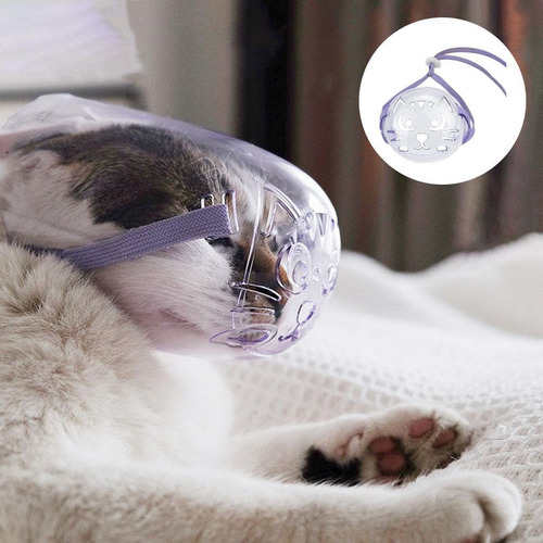 Bozal De Gato Con Tela Suave, Bozal Protector De Boca De