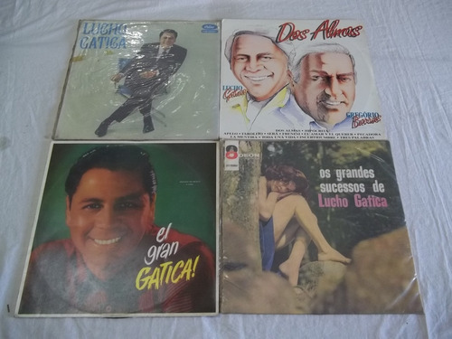 Lp Vinil - Lucho Gatica - 4 Discos El Grand