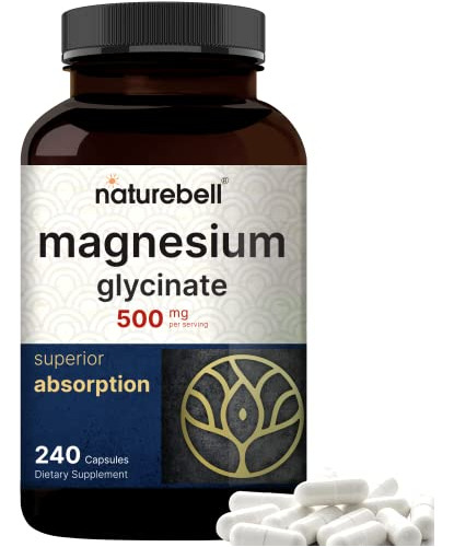 Citrato Magnesio Magnesium Glycinate 500mg, 240 C B076b7qcjk