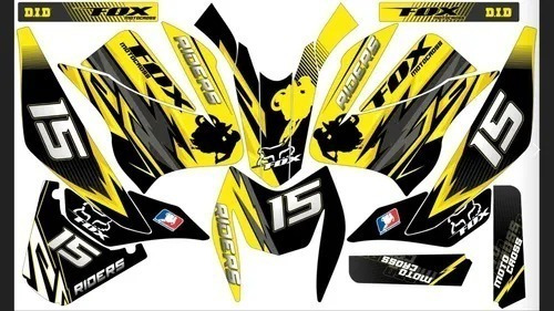 Stickers, Calca, Vinil, Para Moto Pulsar Ns200 Mod-65
