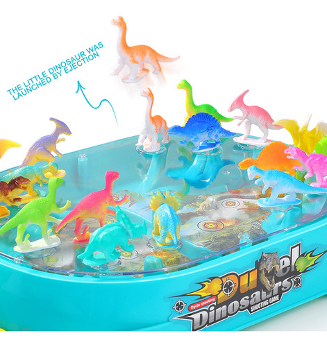 Catapult Pill Toys Desktop Dinosaur Against Catapult Machine