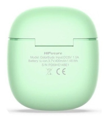 Imagen 4 de 4 de Auriculares in-ear inalámbricos HiFuture ColorBuds verde
