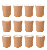 Comprar Velas Aromáticas 100 % Soja Kit X 12 Cuenco Madera 8x6 Cms