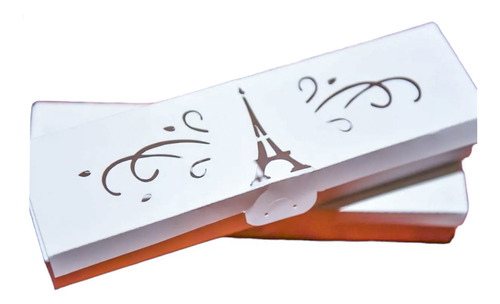 15 Cajas Caladas Torre Eiffel Ideal Bombones Pergaminos 