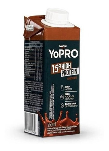 Imagem 5 de 6 de Yo Pro Bebida Lactea 15g De Proteína Whey Chocolate 250ml