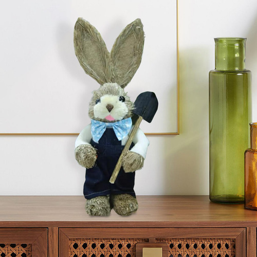 Figuras De Paja De Conejo De Pascua De Dibujos Patrón D