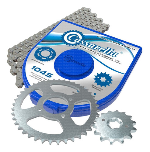 Kit Arrastre Cassarella Cb 160 F Honda Reforzado Accesorios