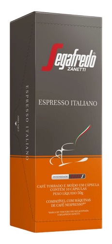 Cápsulas De Cafe Segafredo Espresso X10