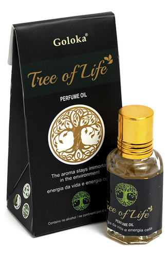 Óleo Perfumado Indiano Goloka Tree Of Life 10ml