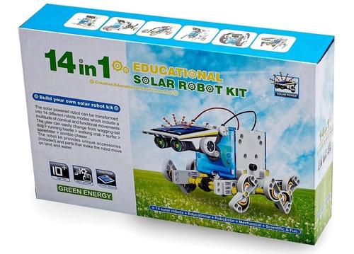 Kit 14 En 1 Robot Solar Robótica Educacional