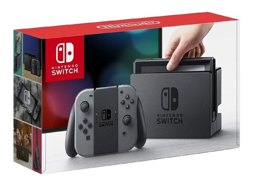 Consola Nintendo Switch Gris Y Negro