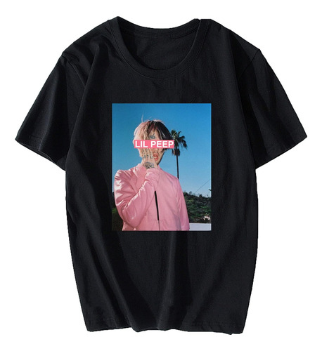 Lil Peep Man Camiseta Cómoda Ropa Informal De Algodón Hip Ho