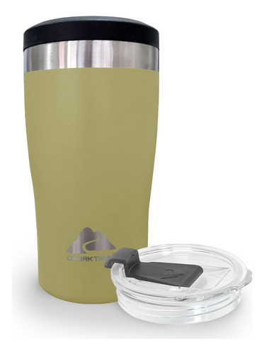Portalatas Ozark 12 Oz 4 En 1 Vaso Térmico Con Grabado Láser Color Verde Oscuro