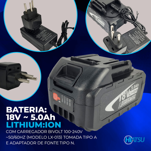 Bomba De Vácuo 3cfm A Bateria Vpbh-3 Motor Brushless Hiatsu