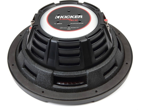 Subwoofer Plano Kicker 48cwrt124 12 Pulg Comprt 1000w 4 Ohms Gris Oscuro