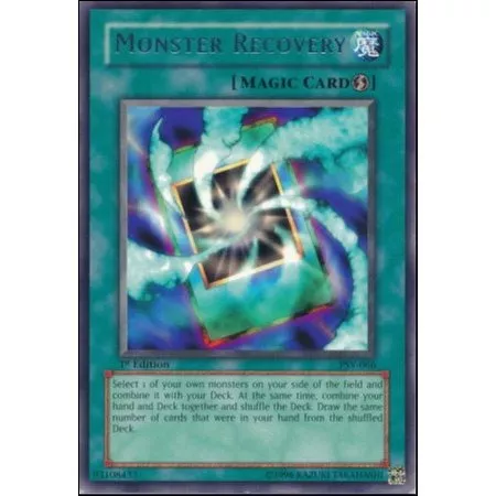 Yu-gi-oh Monster Recovery - Rare Frete Incluso