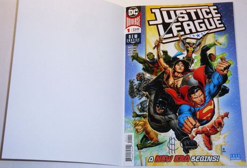 Justice League #1- Portada Special Doble- 2 Firmas- C O A (Usado)
