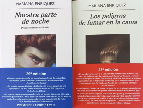 X2 Nuestra Parte De Noche + Los Peligros De Fumar - Anagrama