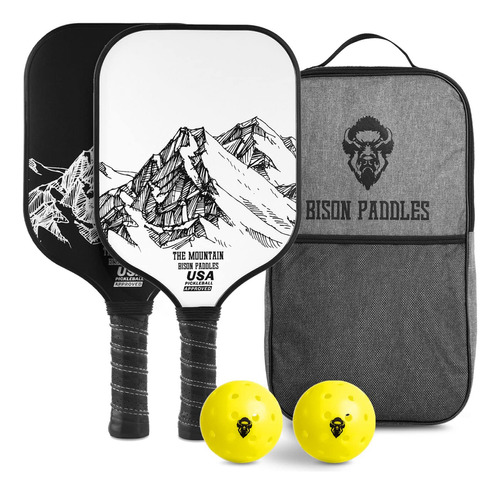 Bison Paddles: Paletas De Pickleball De Grafito  Juego De 2