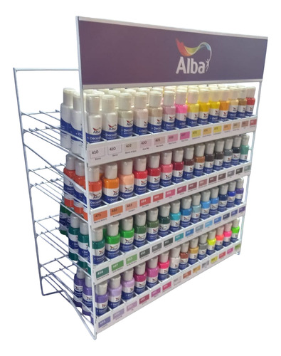 Acrilico Decorativo Alba Pack 55 Colores