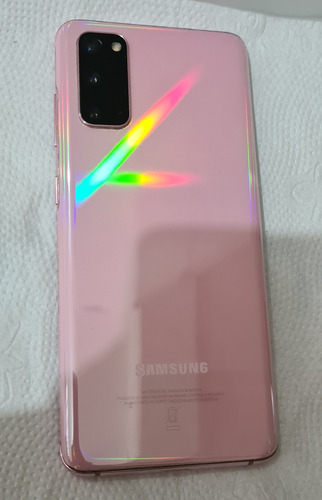 Samsung Galaxy S20 (normal) 128gb (com Linha Vertical) Rosa