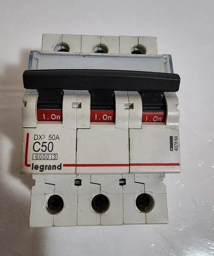 Interruptor Automatico 3p 50a Curva C 15ka Legrand 407864