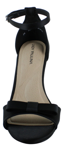 Lady Paulina Sandalia Tacon Moda Elegante Moño Mujer 93261