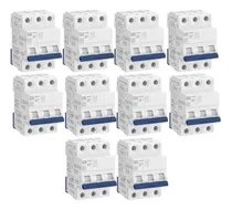 Comprar Kit 10 Disjuntores Tripolares Din 32a Weg Mdw-c 32a 3 Polos