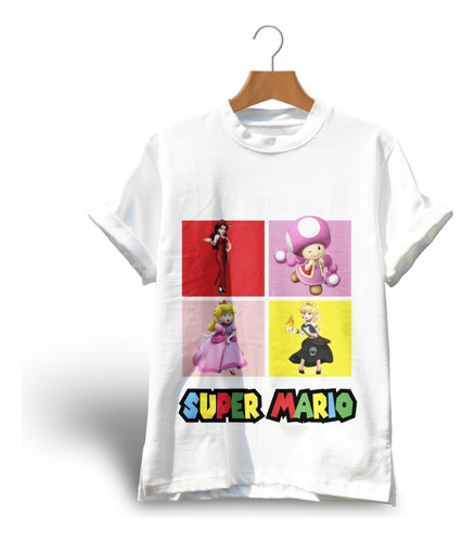 Diseños Remeras Unisex Super Mario Sublimación M27