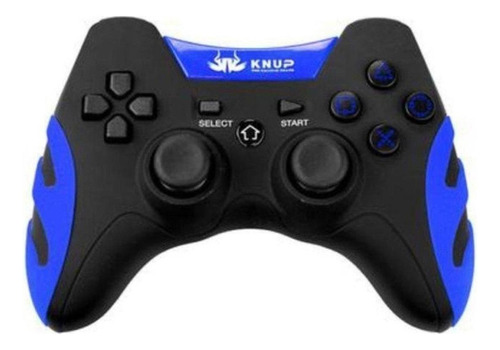 Controle joystick sem fio Knup KP-4032 azul