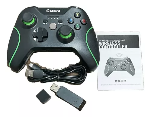 Controle Xbox Video Game Sem Fio Wireless Slim Joystick 360 - Padihey