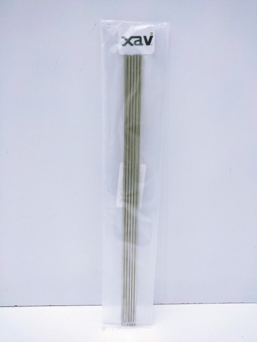 6 Pincho Brocheta Palillo Acero Carne 40cm Liso V. 0647 Xavi