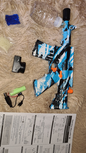 Pistola Led Con Balas De Hidrogel Fosforescente 2023 M416