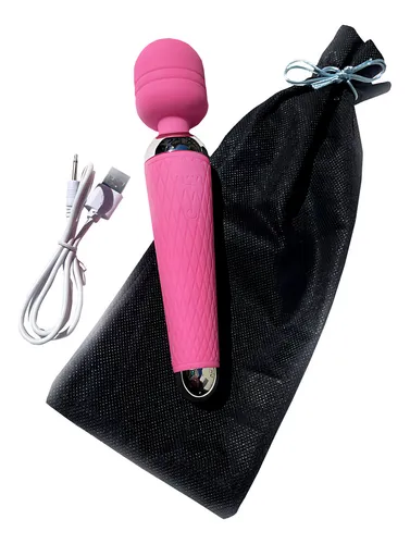 Vibrador Strong Magic Wand, punto G, clítoris, vagina rosa, masajeador de cítricos, varita mágica, batería USB portátil