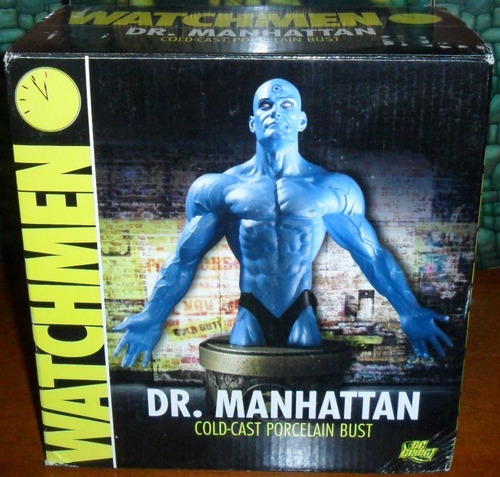 Original Dc Direct Watchmen Bust Bustos Dr Manhattan