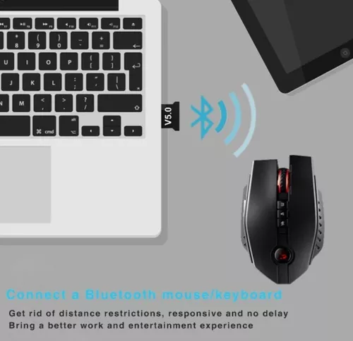 Avantree DG45 - Adaptador USB Bluetooth 5.0 para PC, dongle Bluetooth para  computadora de escritorio, transferencia inalámbrica para auriculares