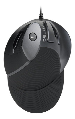 Delux M618bu Ergonômico Vertical Mouse 6 Botões Ratos Ópt