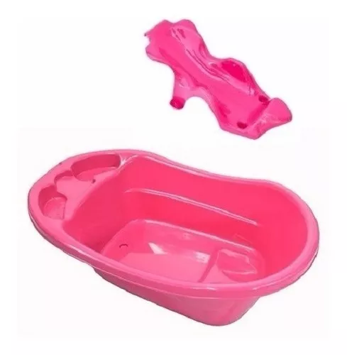 Bañera Tina Bebe Con Soporte Silla Antideslizante Bebes Bebe