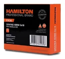 Comprar Grapas Para Engrapadora 2482 Unid 5,7 X 40 Mm Eyc40 Hamilton