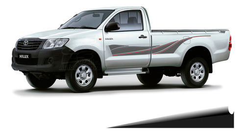 Calco Toyota Hilux 4x4 4x2 Cabina Simple Calcomania Decals!